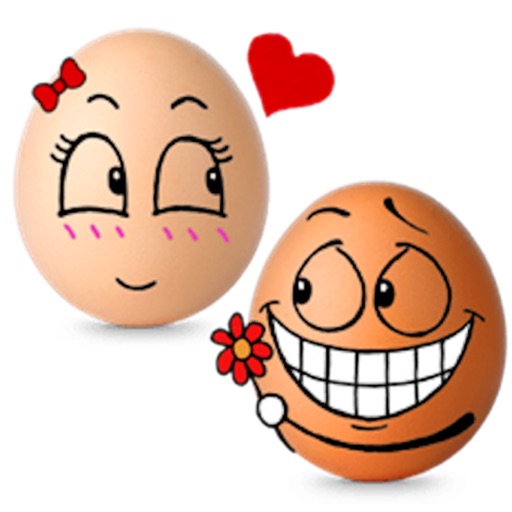 Love Of Eggs Eggmoji Sticker