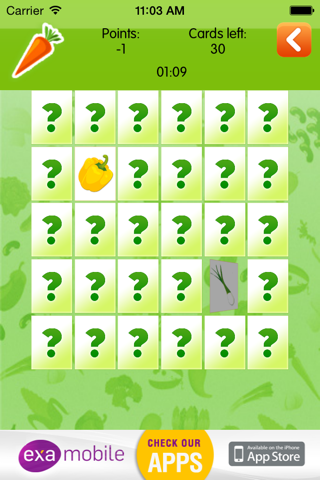 Best Memory Games - Vege - náhled