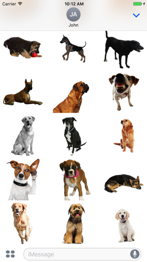 Dogs Stickers for iMessage(圖3)-速報App