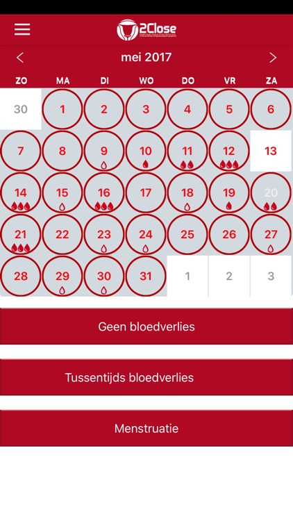 2Close spotting kalender