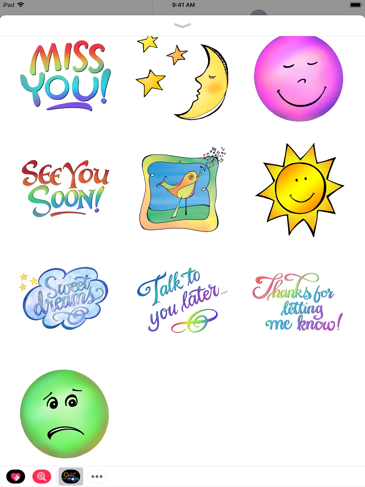 Greet-Moji Stickers screenshot 3