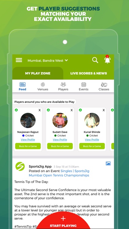SportsJig - Sports near you! screenshot-5