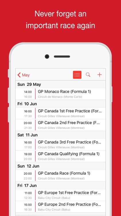 Formula 2019 Races
