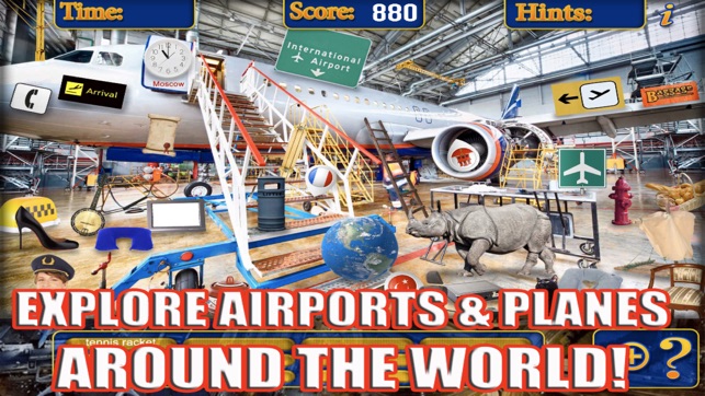 Hidden Objects Airplanes & Airports Object Time(圖2)-速報App