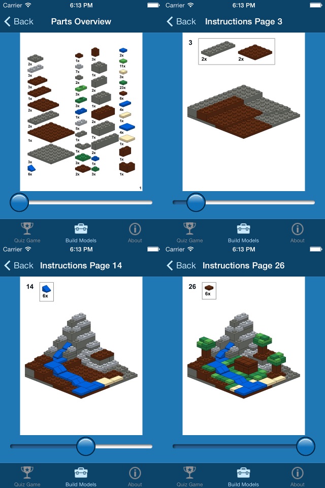 BrickCraft - Models and Quiz screenshot 4