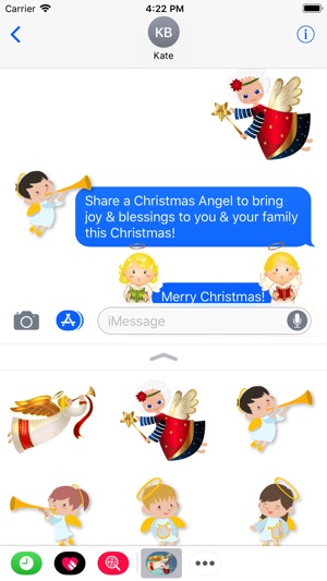 Xmas Angels Emoji & Stickers(圖3)-速報App