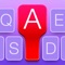 Color Keyboard Maker allows you to create colorful keyboard themes and change backgrounds, button colors, keypress color and fonts