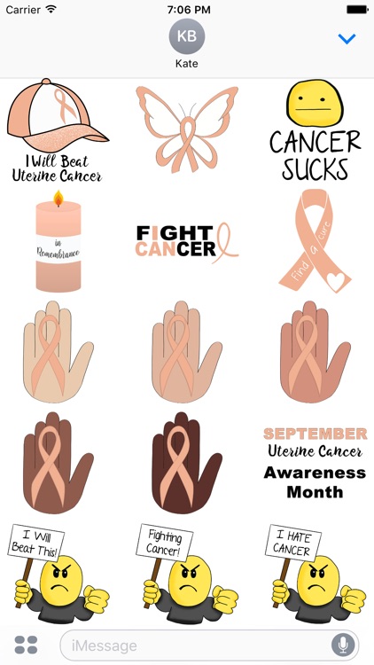 Uterine Cancer Stickers