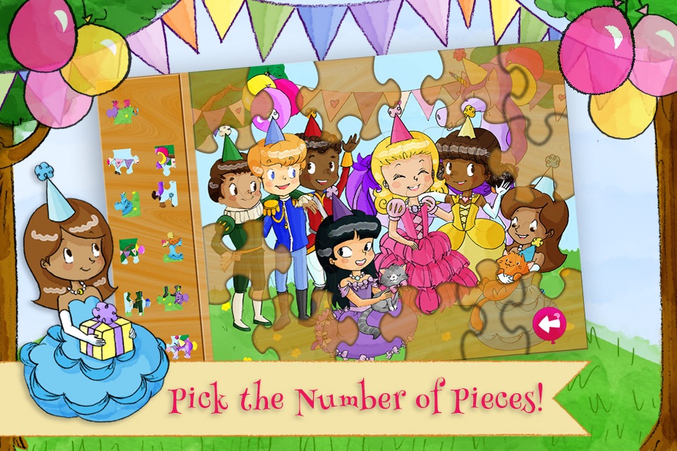 Princess Birthday Puzzles screenshot 3