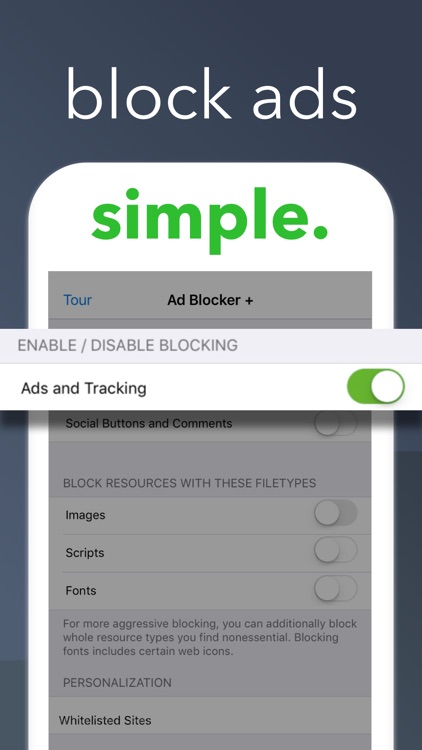 AdBlocker for Safari Mobile