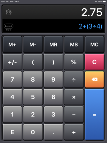 Calculator HD Pro Lite screenshot 4