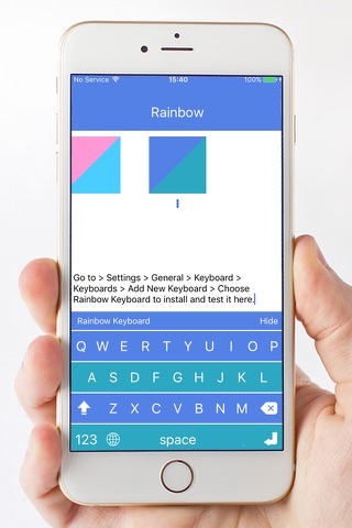 Rainbow Keyboard Themes screenshot 2