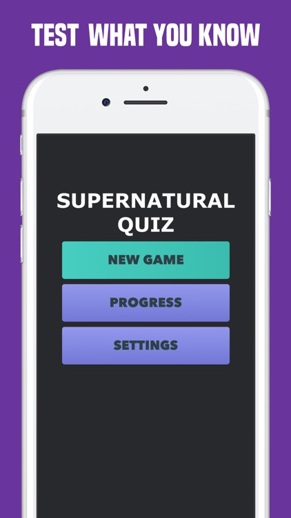 Quiz for Supernatural TV Show