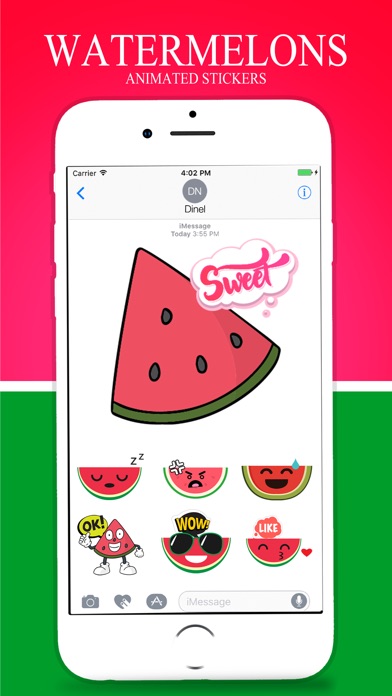 Animated Watermelon Stickers screenshot 2
