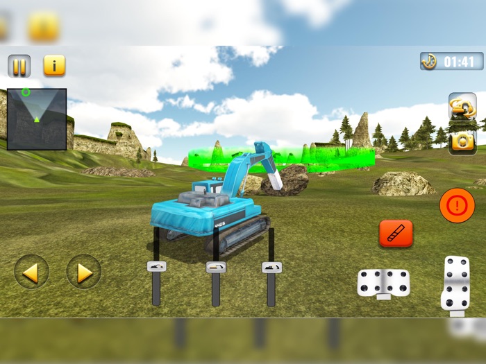 Sand Excavator Crane Simulator