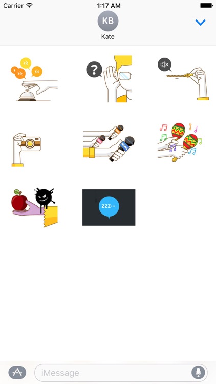 Animated Hand HandMoji Sticker