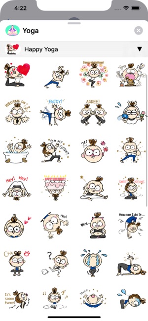 Yoga Sticker(圖4)-速報App