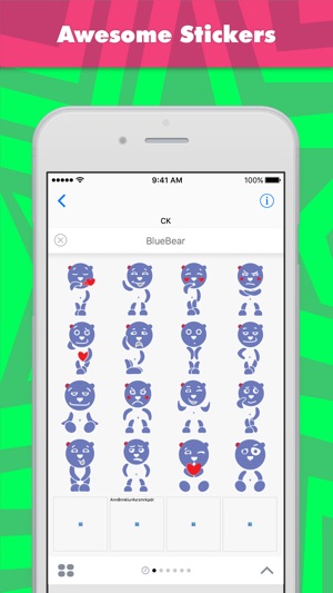 BlueBear stickers by CK