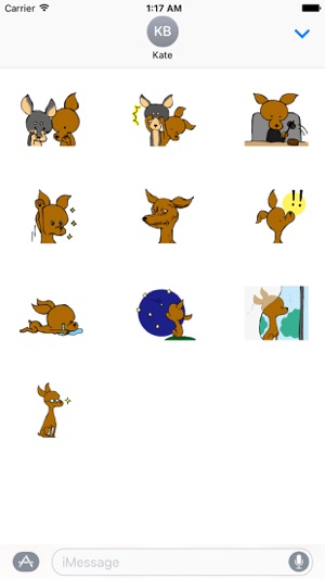 Miniature Pinscher Dog Emoji(圖3)-速報App