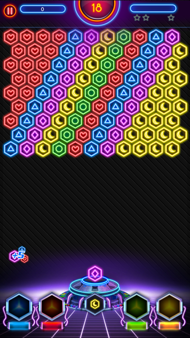 Neon Bubble Pop Screenshot 5