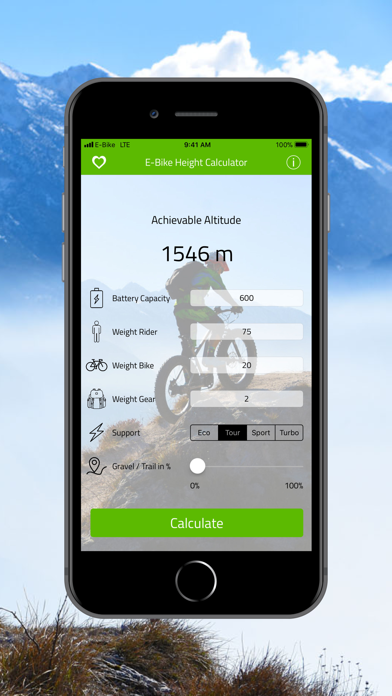 E-Bike Höhenrechner screenshot 3