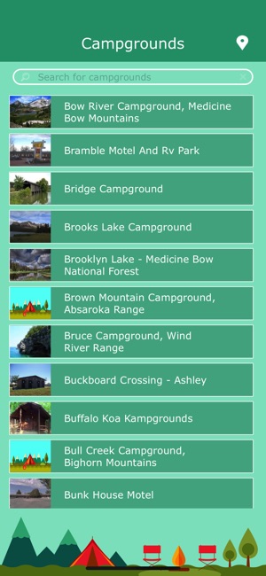 Wyoming Campgrounds & Parks(圖2)-速報App