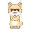 Shiba Cute Dog Stickers