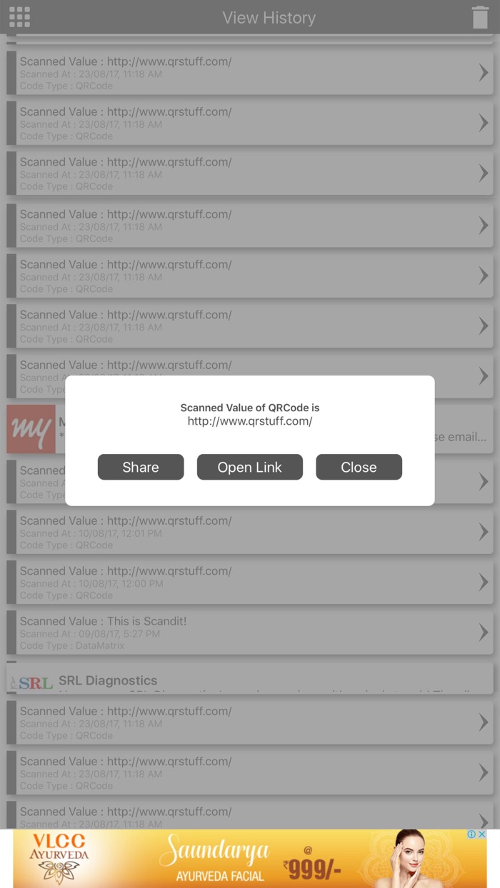 QRCode  BarCode Scanner