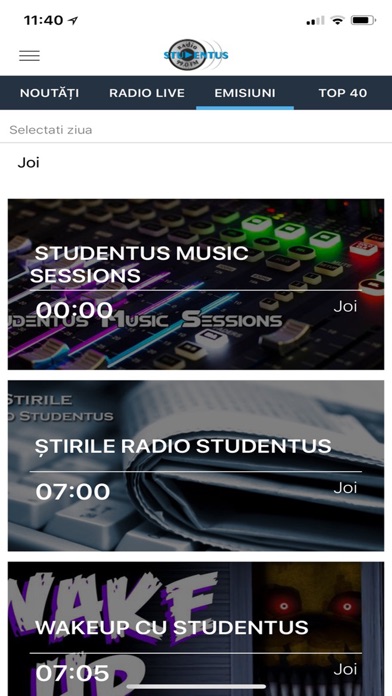 Radio Studentus screenshot 3