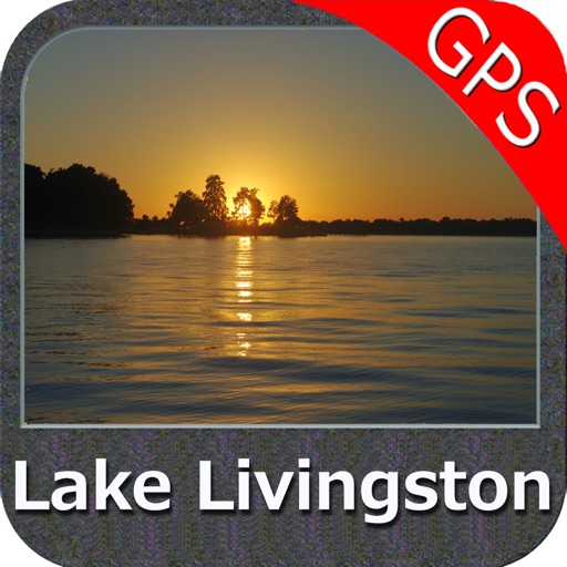 Lake Livingston Texas GPS fishing map offline