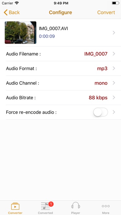 iVideo2Audio - Video to MP3 screenshot 2