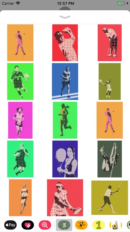 Athlete Pictogram Sticker Pack