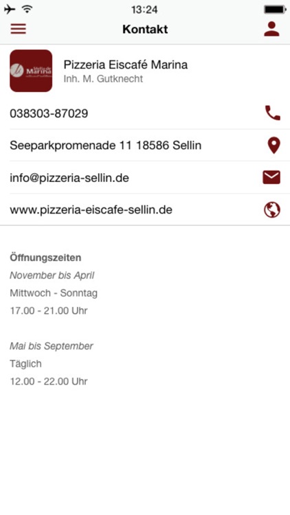 Pizzeria Eiscafé Marina screenshot-3