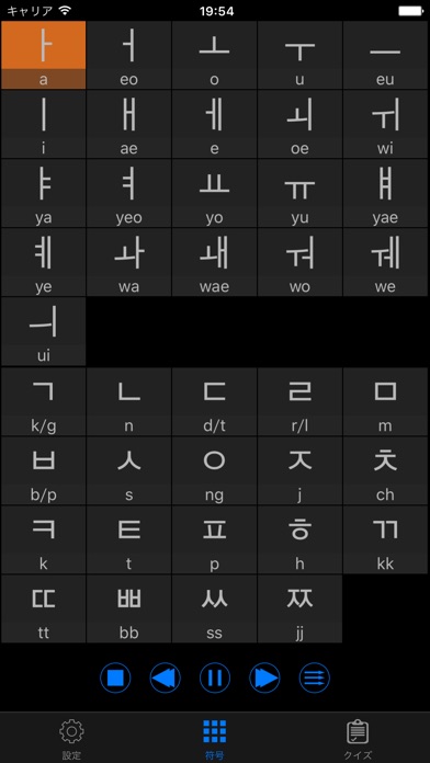韓国語の発音 - 韓国語のアルファベットの... screenshot1