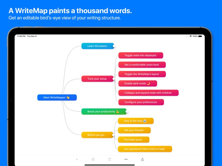 WriteMapper 2: Mind Map (iPad)