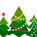 Christmas Tree Party Sticker