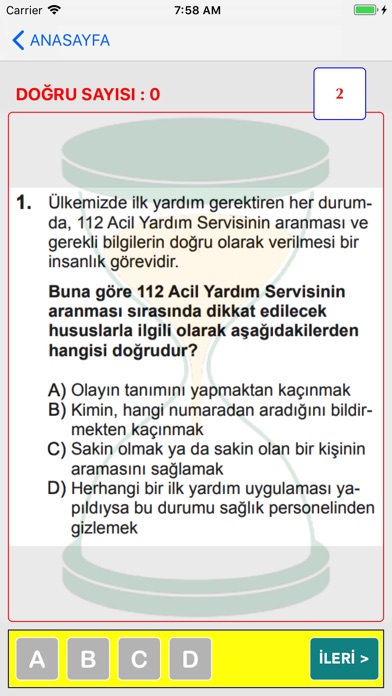 Ehliyet Sınav Sorular 2019 screenshot 3