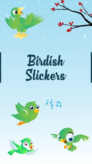 Birdish Stickers Animated