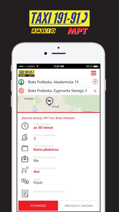MPT Taxi - Biała Podlaska screenshot 3