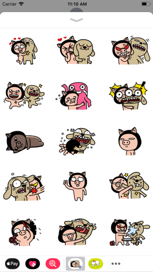 Brown Dog Animated Fun Sticker(圖3)-速報App