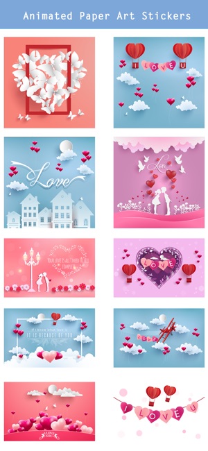 Animated Paper Art Love Pack(圖2)-速報App