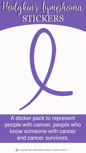 Hodgkins Lymphoma Stickers