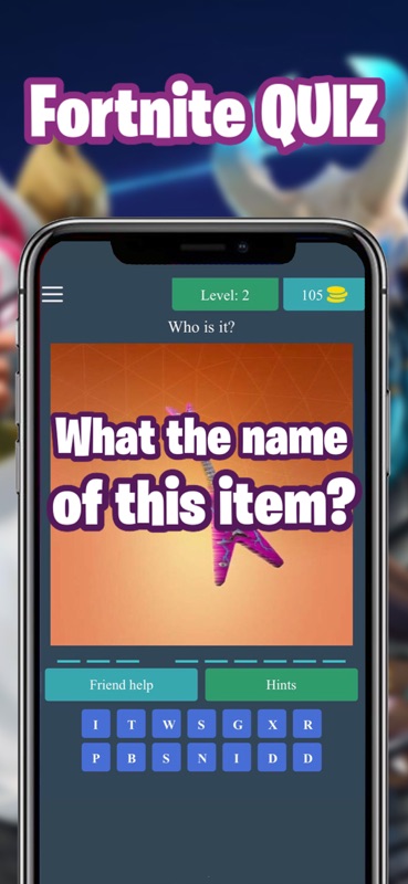 if you think you know everything about fortnite battle royale you can test your knowledge with this funny quiz app now you need to look at the picture to - fortnite questions quiz