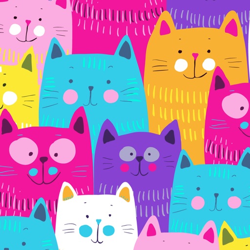 Purrrfect Meow Cat Sticker App icon