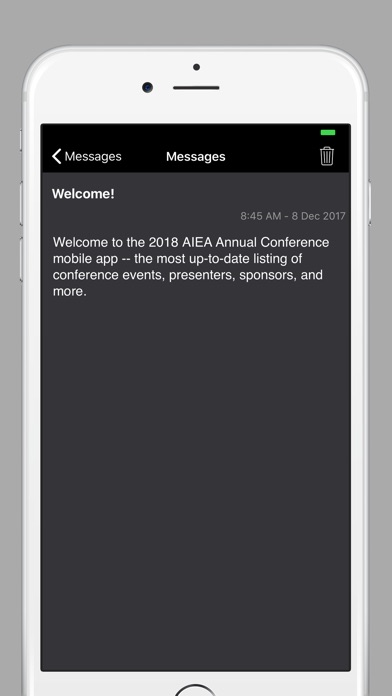 AIEA Annual Conference screenshot 3