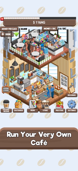 Idle Cafe Tycoon - Tap Story(圖1)-速報App