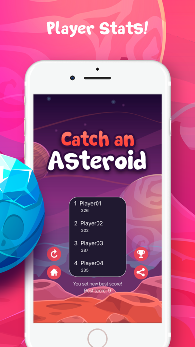 Catch Asteroids - Arcade Game screenshot 3