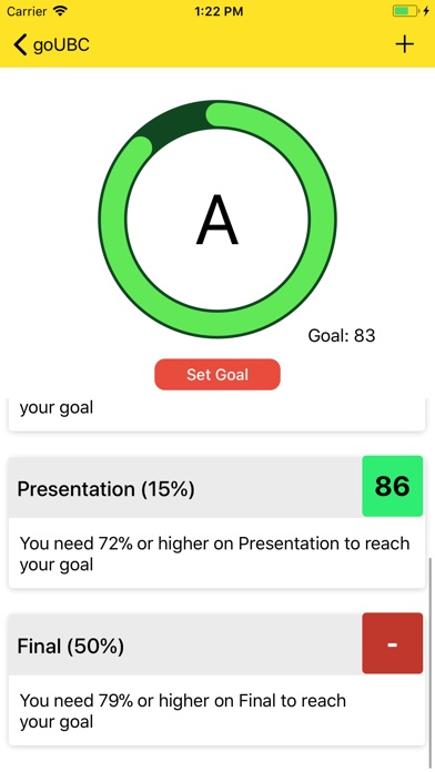 goUBC - UBC Grade Tracker screenshot 3