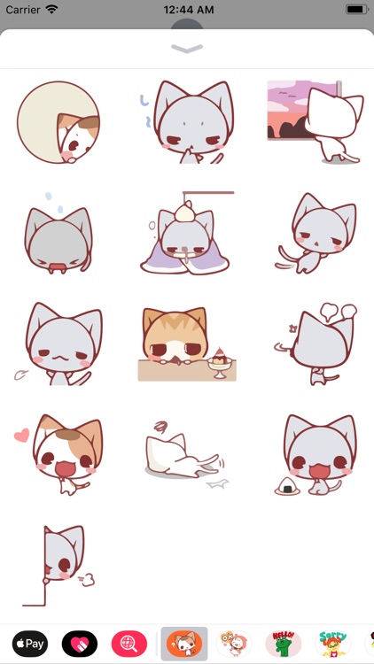 Diva Cat Emotes Sticker Pack screenshot-3