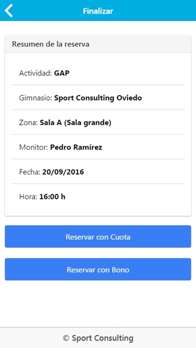 Clases DeporWEB DeporWEB screenshot 4